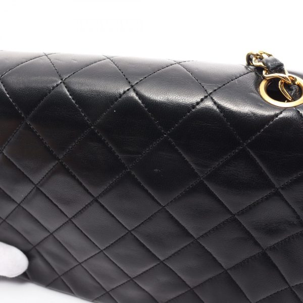 2101218171303 10 Chanel Matelasse Full Flap Shoulder Bag Black