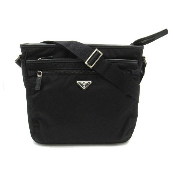 2101218171549 1 Prada Nylon Shoulder Bag Black