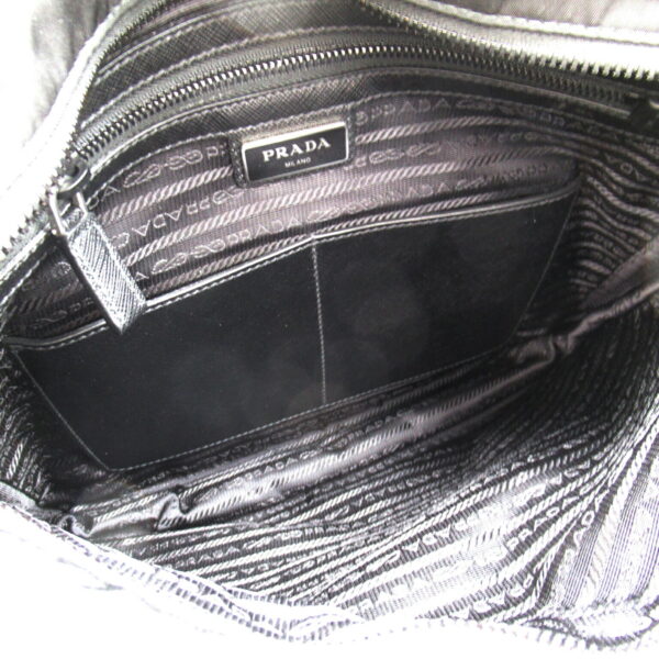 2101218171549 6 Prada Nylon Shoulder Bag Black