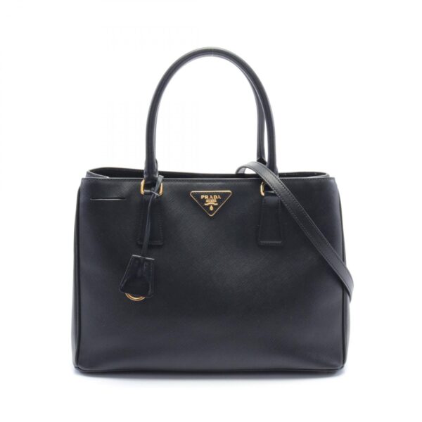 2101218177817 1 Prada Saffiano LuGalleria Saffiano Handbag Black