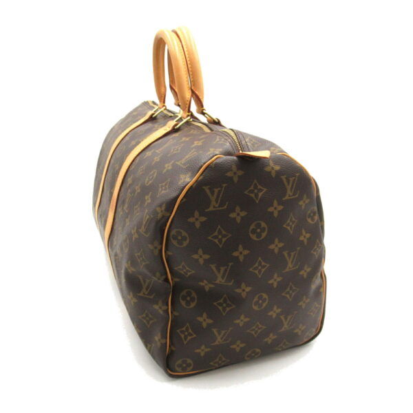 2101218177985 3 Louis Vuitton Keepall 45 Bag Monogram Brown