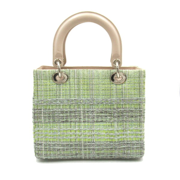 2101218192384 2 Dior Dior 2Way Tweed Tote Bag Green