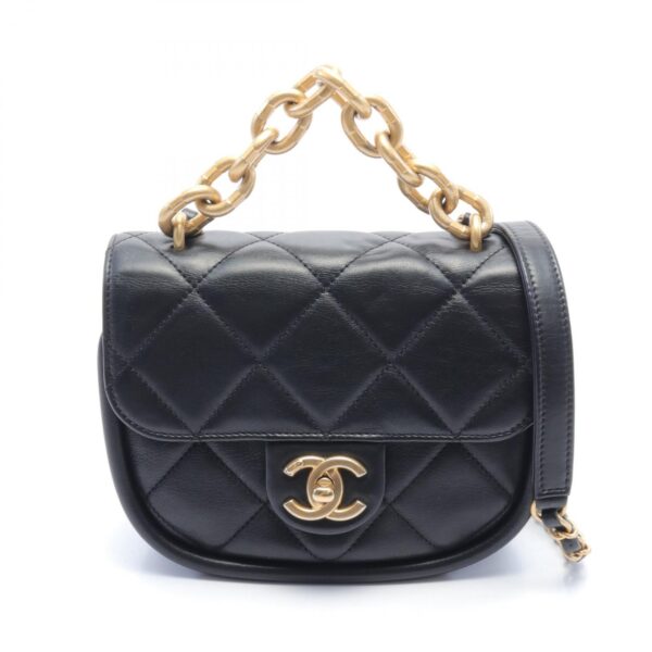 2101218192490 1 Chanel Matelasse Shoulder Bag Black