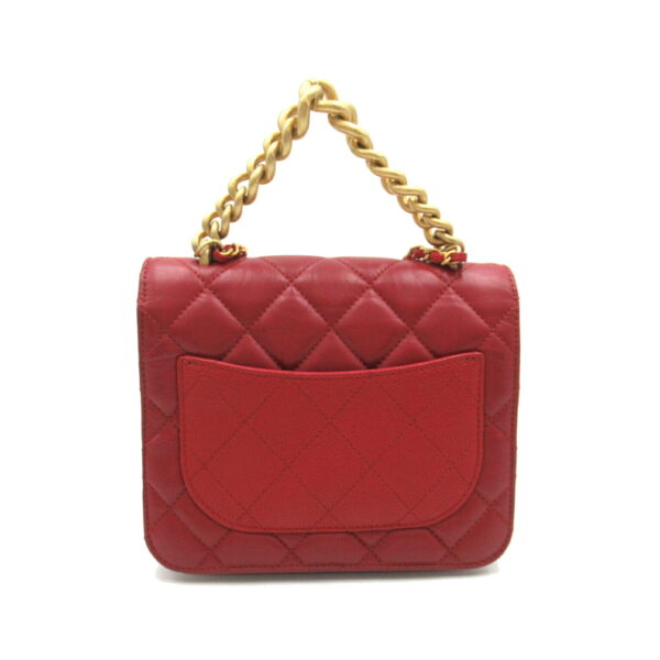 2101218192551 2 Chanel Chain Caviar Skin Shoulder Bag Red