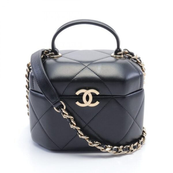 2101218192766 1 Chanel Matelasse Shoulder Bag Black