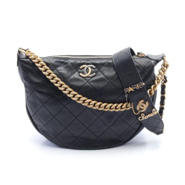 2101218192865 1 Chanel Matelasse Shoulder Bag Black