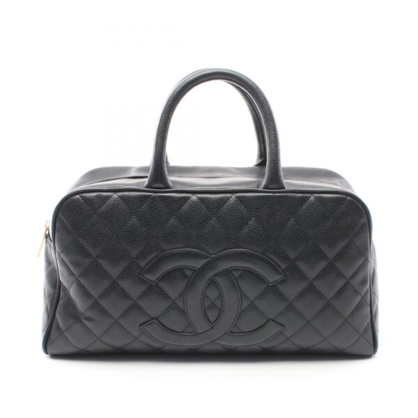 2101218226638 1 Chanel Matelasse Caviar Skin Handbag Black