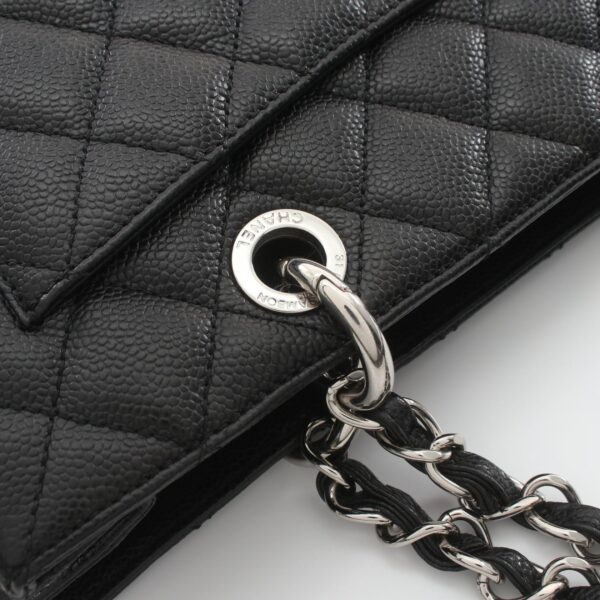 2101218226850 7 Chanel Matelasse Grand Shopping Caviar Skin Tote Bag Black