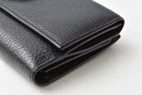 210122 03 g 10 Gucci Long Wallet Interlocking G Black