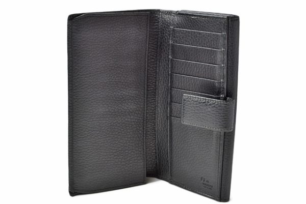 210122 03 g 6 Gucci Long Wallet Interlocking G Black