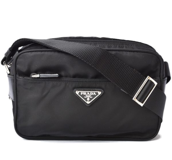 210122 10 p 1 Prada Shoulder Bag Tessuto Black