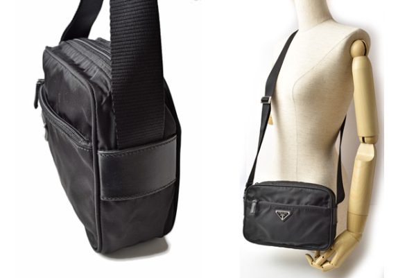 210122 10 p 2 Prada Shoulder Bag Tessuto Black