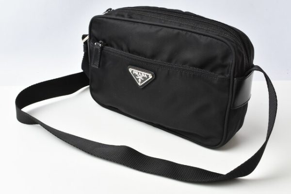 210122 10 p 4 Prada Shoulder Bag Tessuto Black