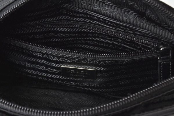 210122 10 p 7 Prada Shoulder Bag Tessuto Black