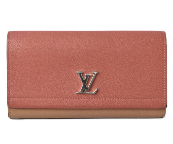 210122 14 lv 1 Louis Vuitton Lock Me Wallet Portefeuille Blossom