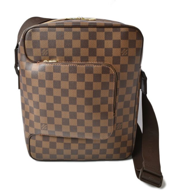 210122 16 lv 1 Louis Vuitton Olaf MM Shoulder Bag Damier