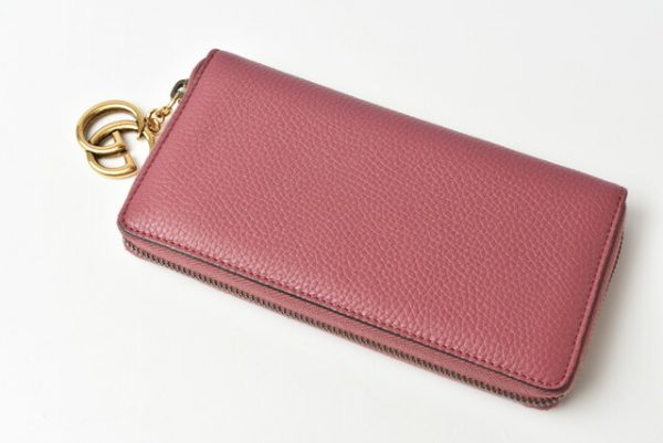 210128 01 g 2 Gucci Wallet GG Marmont Blackish Pink