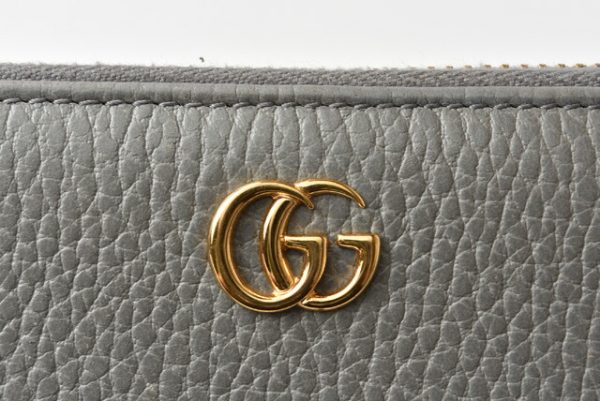 210128 02 g 3 Gucci Long Wallet Petit Marmont Black