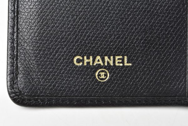 210128 09 ch 8 CHANEL Long Wallet Coco Mark Black