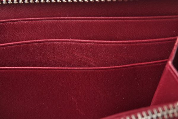 210128 10 lo 8 Loewe Long Wallet Goatskin Bordeaux