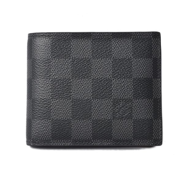 210128 21 lv 1 Louis Vuitton Amerigo Wallet Folding Damier Graphite