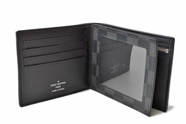 210128 21 lv 5 Louis Vuitton Amerigo Wallet Folding Damier Graphite