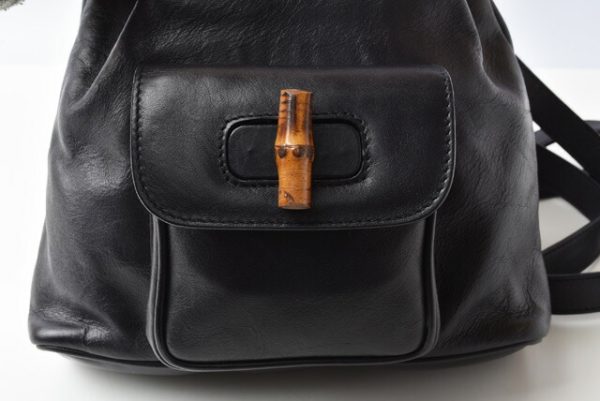 210128 24 g 3 Gucci Mini Rucksack Black