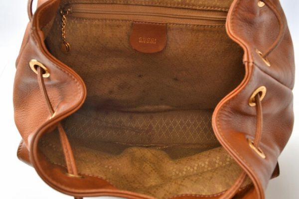 210128 28 g 15 Gucci Rucksack Bamboo Brown