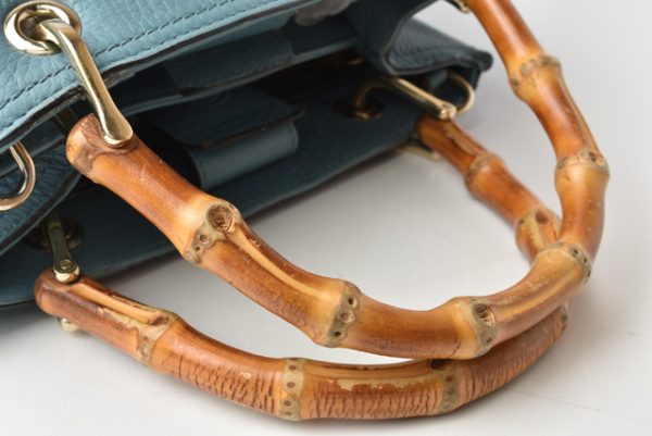 210225 02 g 9 Gucci Handbag Bamboo Blue