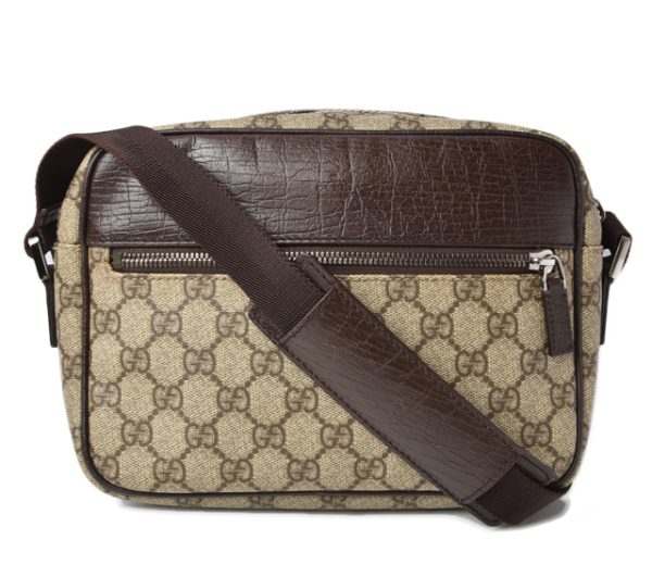 210225 09 g 1 Gucci Shoulder Bag GG Brown Beige