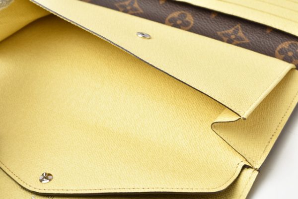 210225 12 lv 9 Louis Vuitton Portefeuille Marie Wallet Jaune Pere