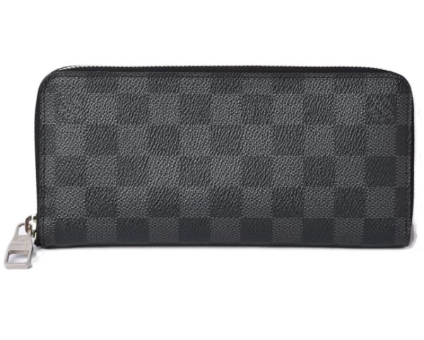 210225 14 lv 1 Louis Vuitton Zippy Wallet Damier Graphite