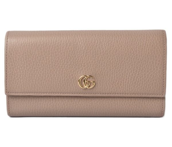 210225 15 g 1 Gucci Long Wallet Petit Marmont Beige