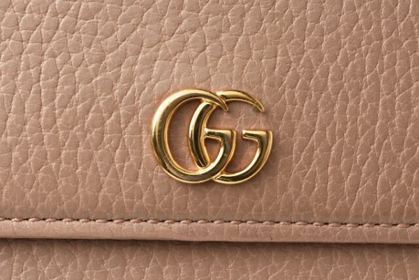 210225 15 g 4 Gucci Wallet Petit Marmont Continental Beige