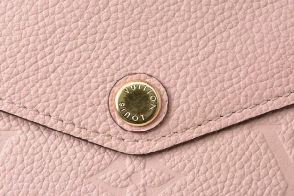 210225 19 lv 3 Louis Vuitton Portefeuille Sara Empreinte Rose Poudre Pink