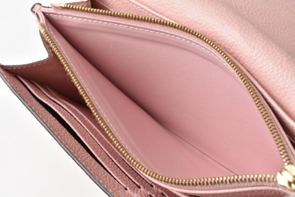 210225 19 lv 8 Louis Vuitton Portefeuille Sara Empreinte Rose Poudre Pink