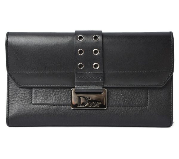 210225 26 d 1 Christian Dior Long Wallet Street Chic Black