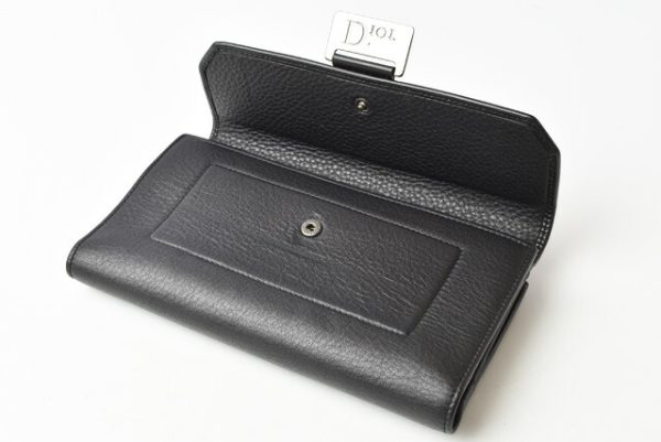 210225 26 d 8 Christian Dior Long Wallet Street Chic Black