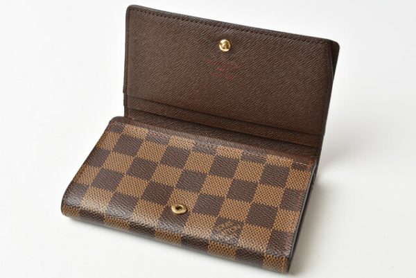 210225 27 l 5 Louis Vuitton Wallet Portefeuille Tresor Damier