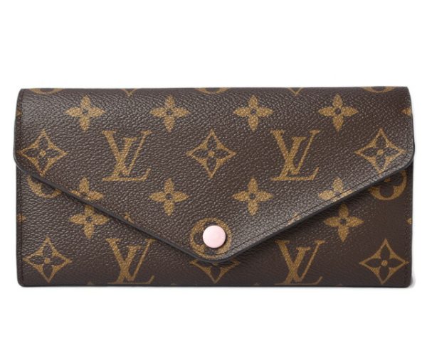 210225 42 lv 1 Louis Vuitton Josephine Wallet TrifMonogram Rose Ballerine