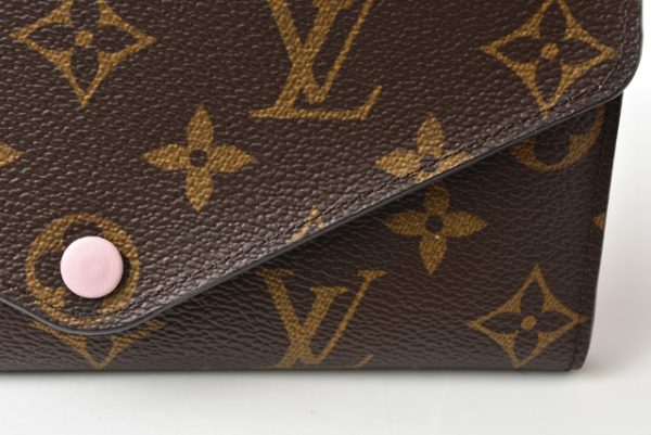 210225 42 lv 5 Louis Vuitton Josephine Wallet TrifMonogram Rose Ballerine