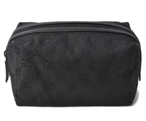 210225 45 g 1 Gucci Pouch GG Black