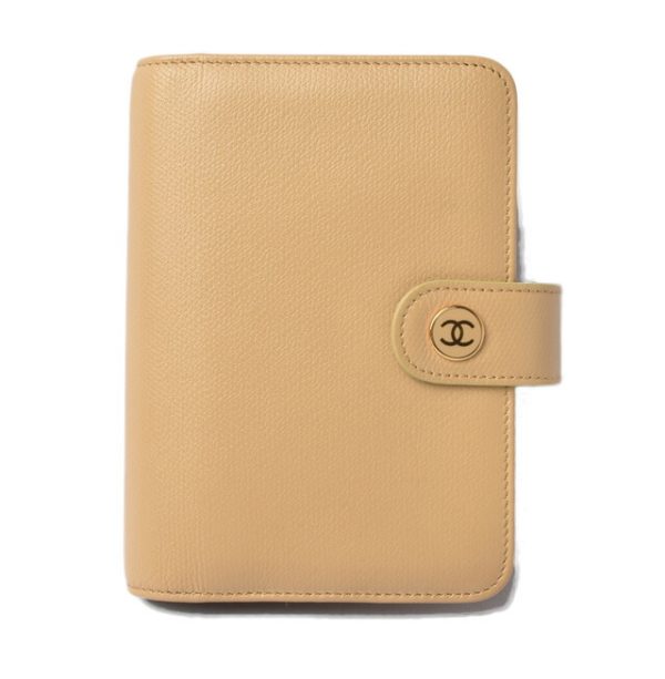 210225 54 ch 1 Chanel Notebook Agenda Coco Mark Beige