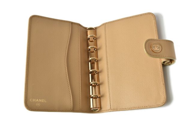 210225 54 ch 10 Chanel Notebook Agenda Coco Mark Beige