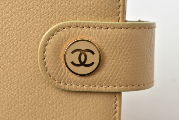 210225 54 ch 4 Chanel Notebook Agenda Coco Mark Beige