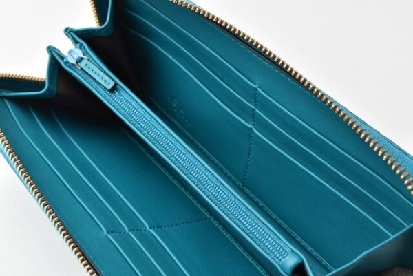 210225 61 g 5 Gucci Wallet Micro Guccisima Turquoise Blue