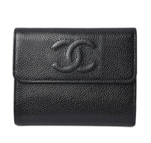 210225 62 ch 1 Chanel Long Wallet Cambon Line Black