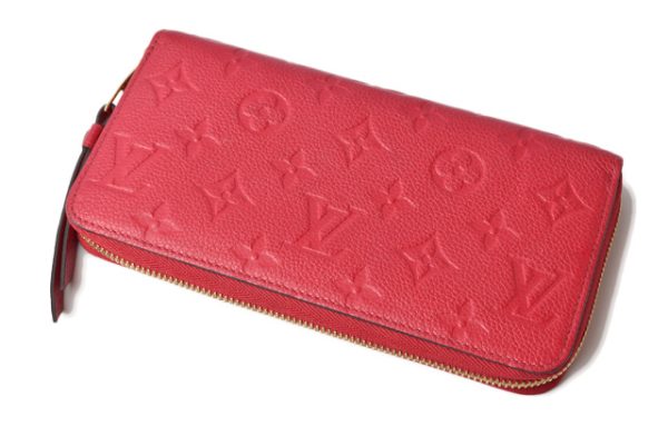 210225 71 lv 2 Louis Vuitton Long Zippy Wallet Scarlet Empreinte