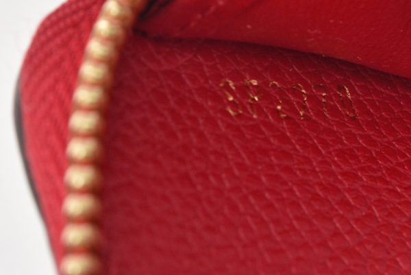 210225 71 lv 9 Louis Vuitton Long Zippy Wallet Scarlet Empreinte