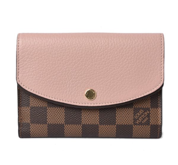 210328 06 lv 1 Louis Vuitton Wallet Portefeuille Normandy Damier Magnolia